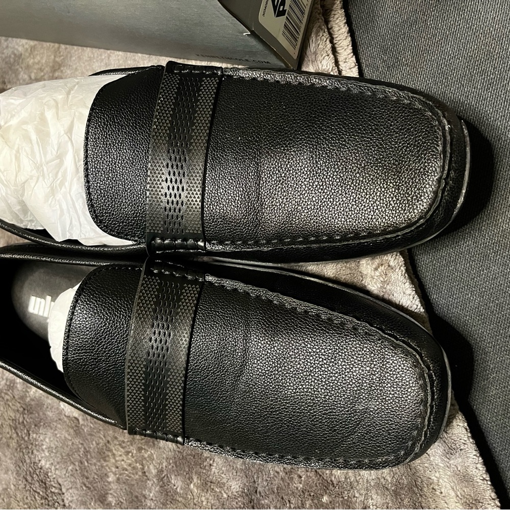 Unlisted Men’s Owen Preforated Driver Loafer Black size 11.5 - Picture 6 of 6